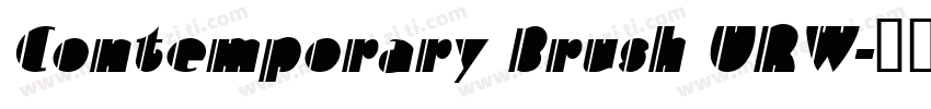 Contemporary Brush URW字体转换